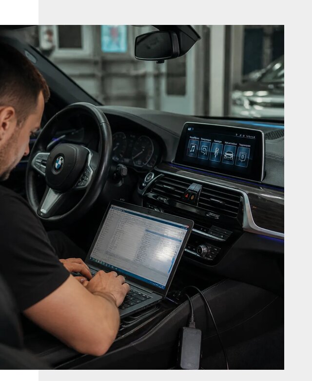 Русификация мультимедиа BMW для авто под ключ в Москве