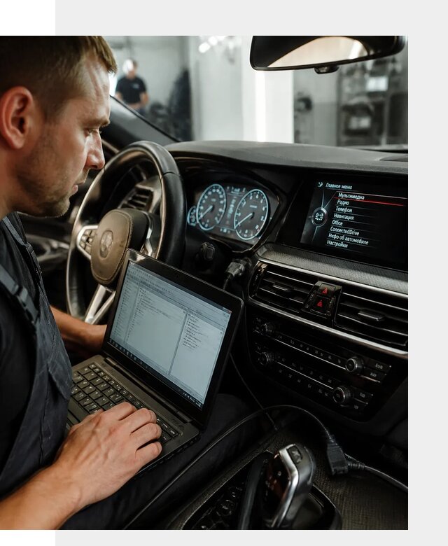 Русификация приборной панели BMW для авто в Москве от компании