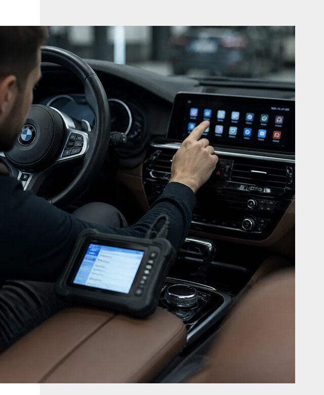 Установка приложений и мультимедиа сервисов BMW в Москве