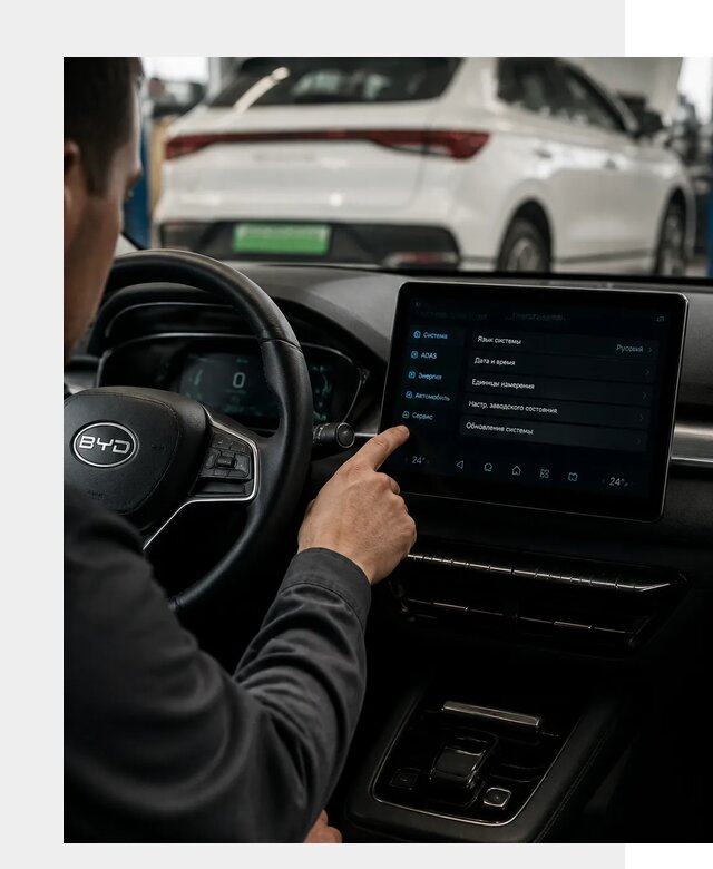 Русификация BYD E2 в Москве от 15286 р. | ФастМобильМск под ключ