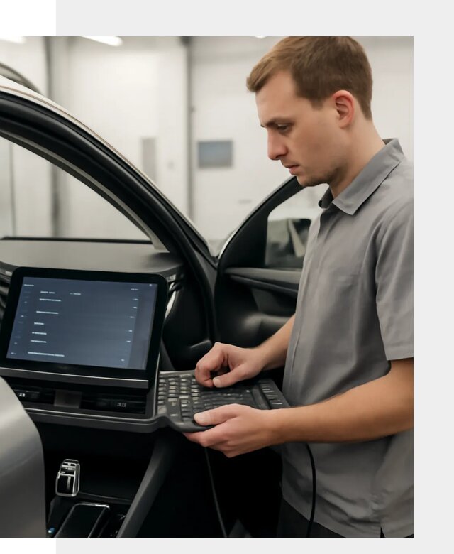 Русификация мультимедиа автомобилей Lynk Co в Москве