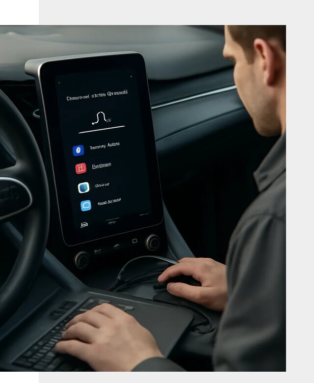 Установка приложений Lynk Co на автомобиль в Москве