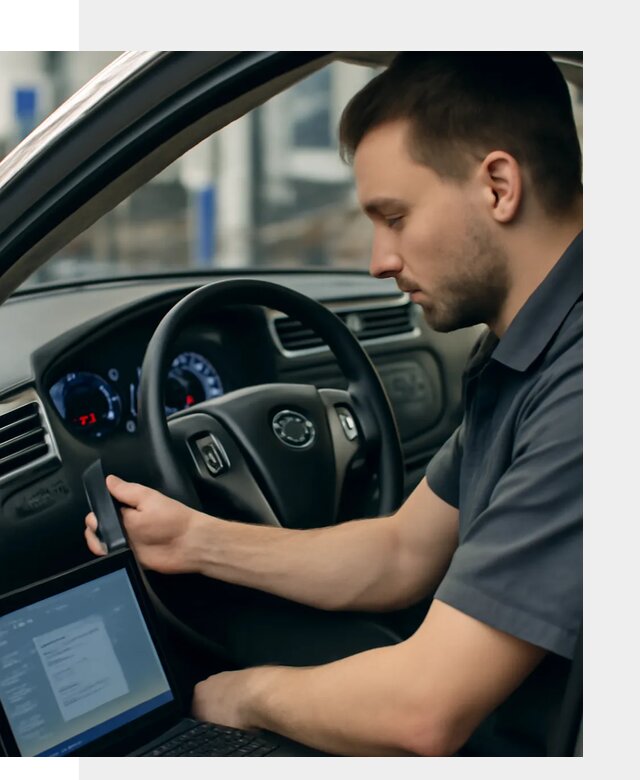 Русификация приборной панели Nissan для авто в Москве
